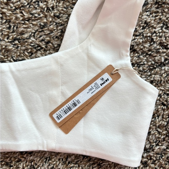 NWT • Skims • Bridal Silk Square Neck Corset Top • Marble • White •Limited EDTN - Picture 8 of 8